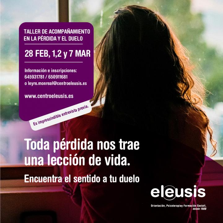 Taller acompañamiento pérdida y duelo